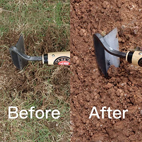 Elegital Kana Hoe 217 Japanese Garden Tool - Hand Hoe/Sickle is Perfect for Weeding and Cultivating. The Blade Edge is Very Sharp.Right-Handed - Thumbnail 4