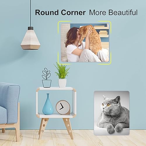 Miniatura 5 de 6 hojas de aluminio para sublimación (8 x 10 pulgadas), espacios en blanco de sublimación de metal, marco de pared de metal, decoración de pared