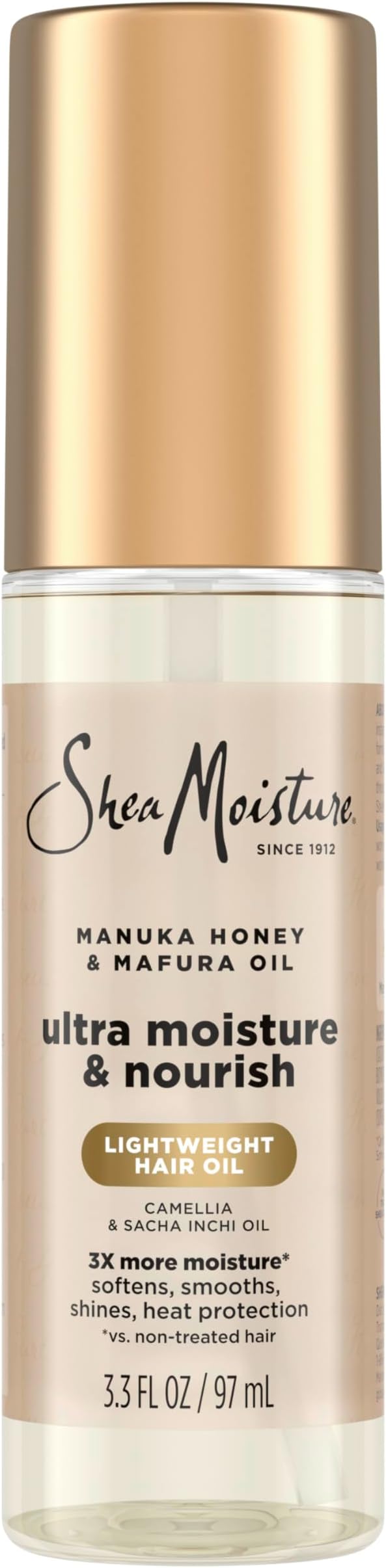 Ultra Nourishing Manuka Honey & Mafura Oil Manuka Honey & Mafura Oil Instantly Hydrates And Smooths Hair 3.3 Fl Oz