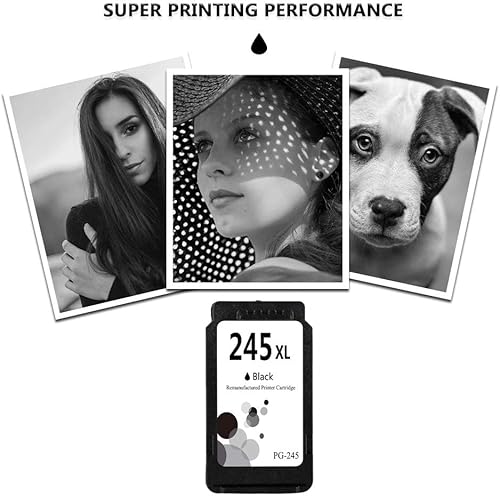 Miniatura 4 de LEBOK Para Canon PG245 Cartucho de tinta negra remanufacturado para Canon PG245XL Cartucho de tinta negra para impresoras Canon Pixma MX490 MX492