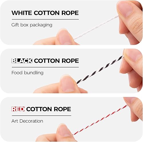 Miniatura 3 de Nicime Cuerda de carnicero de algodón de 984 pies de 0.079 in, cuerda de carnicero para cocinar, cuerda de cocina segura para alimentos, cuerda de