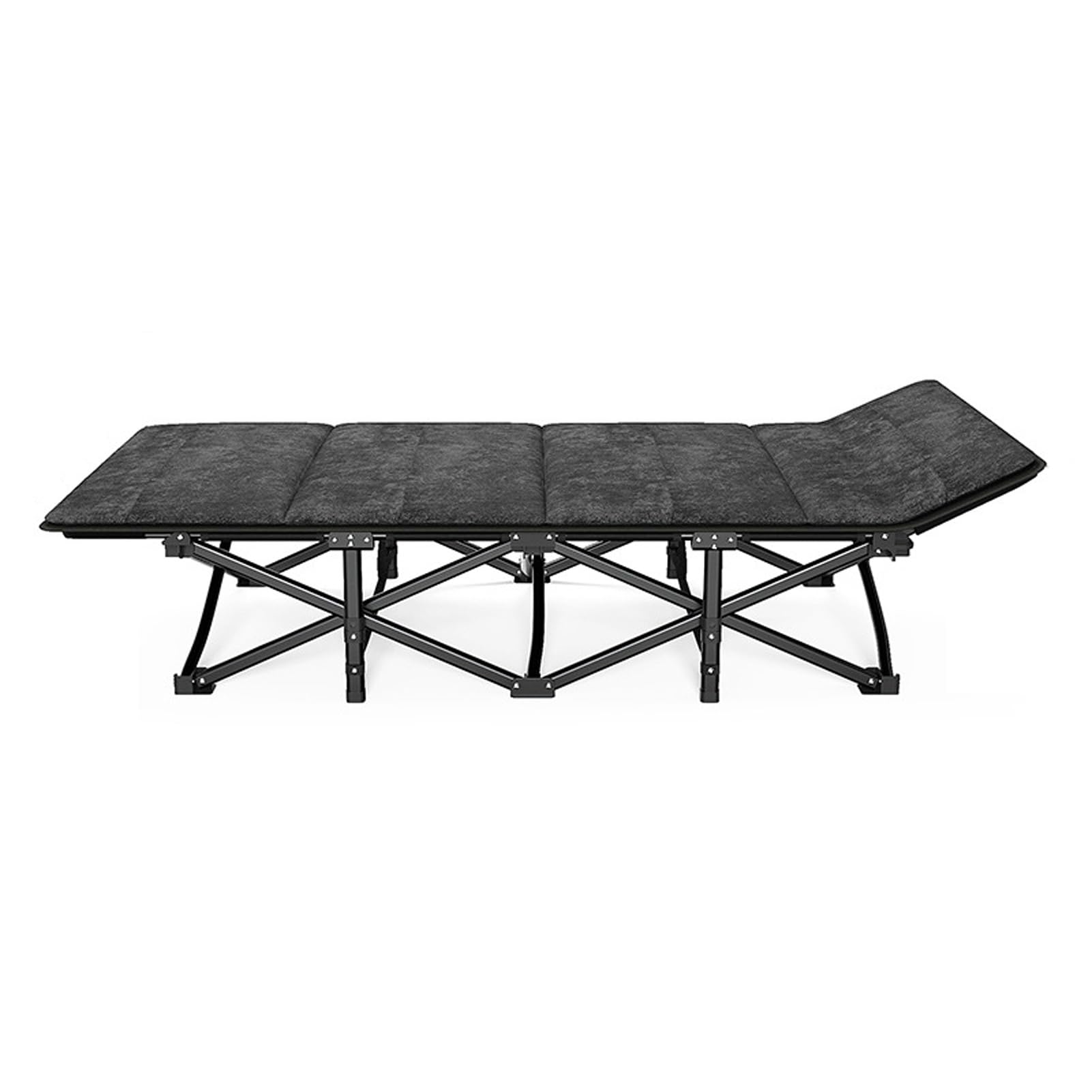 Chaise longue pliante pour extérieur entièrement rembourrée