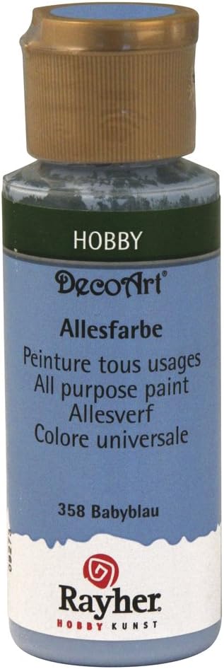 Rayher All Purpose Paint, Bottle 59 ml, Ultramarine