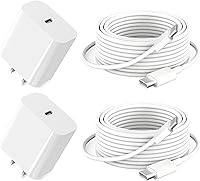 Vista 8 de USB C iPad Chrager Carga rápida para Apple iPad Pro 13/12.9/11"/A16/10ª generación/Air 5th/Mini 6 7 A17/iPhone 17 16 15, bloque de carga rápida tipo