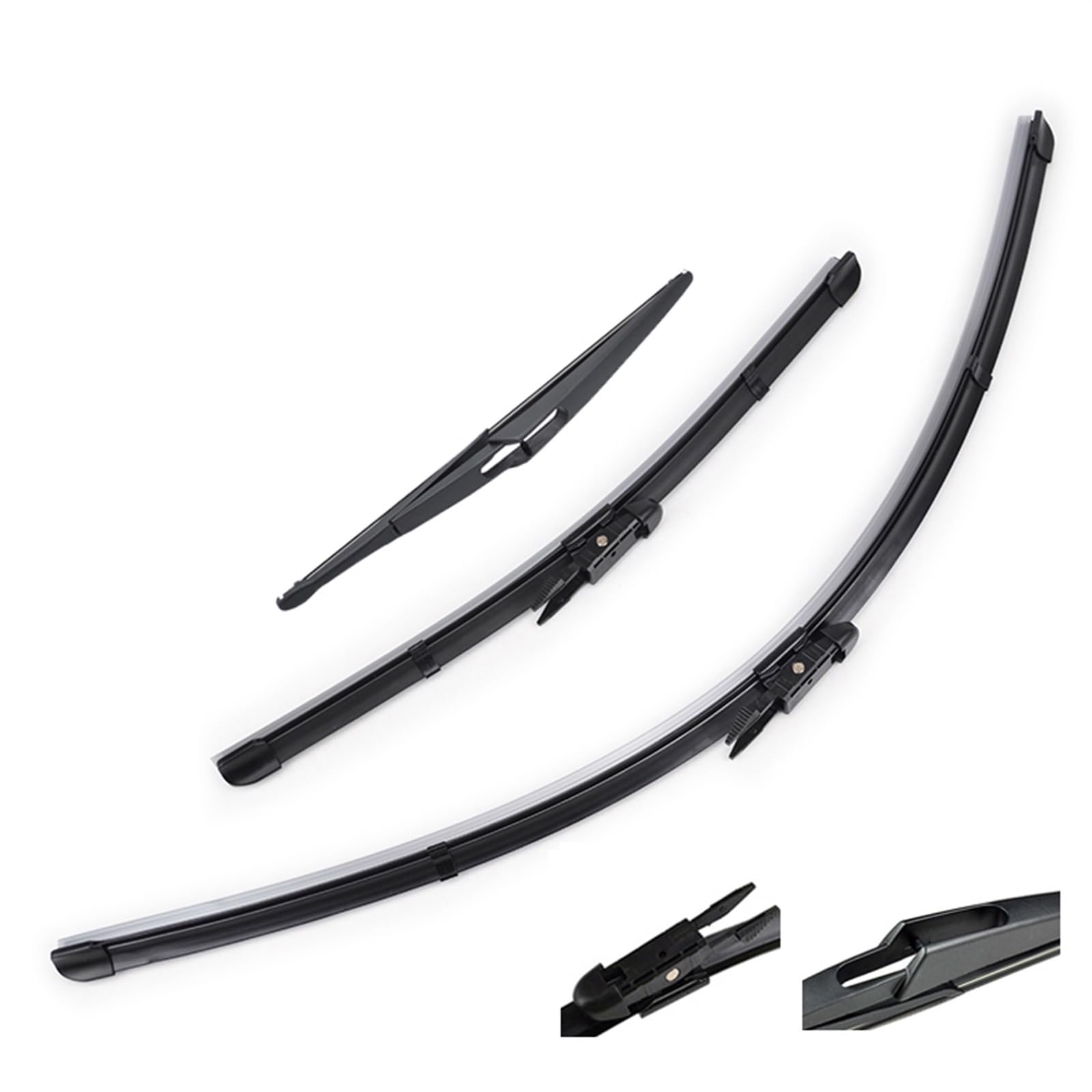 Essuie-Glace Avant Arrière pour Fiat Punto Evo 2009-2013 | Kit Balais d'Essuie-Glace
