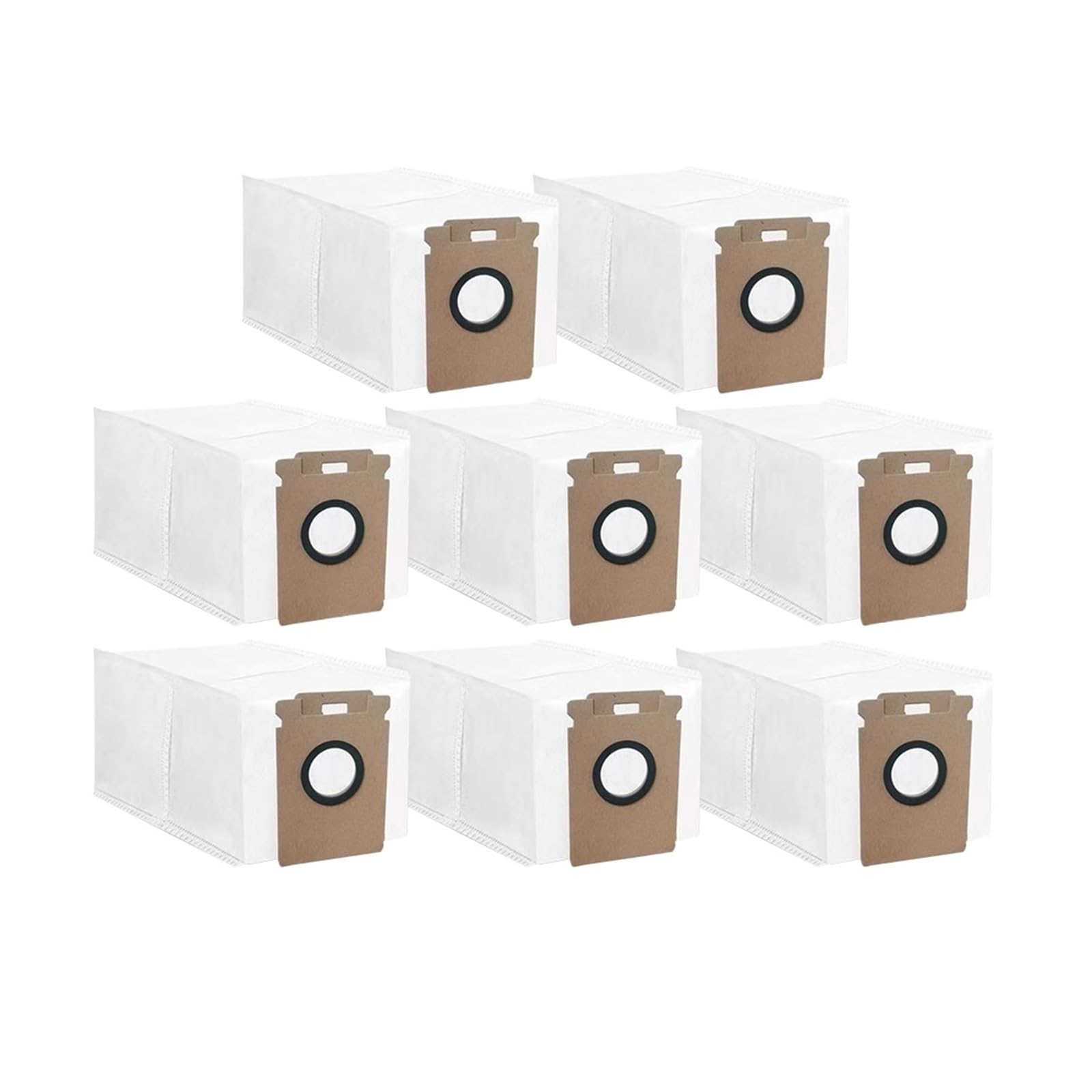 Mwmyquext 8Pcs Compatible For Roborock H60 Hub Ultra. Vacuum Cleaner Dust Bag Accessory(8Pcs)