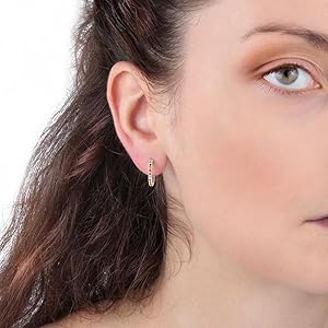 La Petite Story Mono Orecchino Donna – Collezione Exigo In Ottone Con PVD Oro Rosa E Pietra, Gioiello Sentimentale LPS02ARQ27 - 3