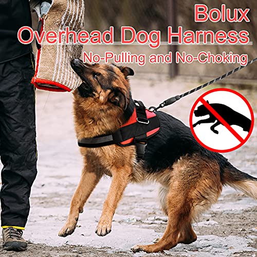Bolux Over Head Dog Harness, Easy On And Off Pet Vest Harness, Reflective Breathable And Easy Adjust Pet Halters With Nylon Handle For Small Medium Large Dogs, Red, Xl #TOP1