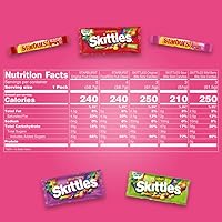 Vista 2 de SKITTLES & STARBURST - Surtido de caramelos de tamaño completo 37.05 onzas. Caja de 18