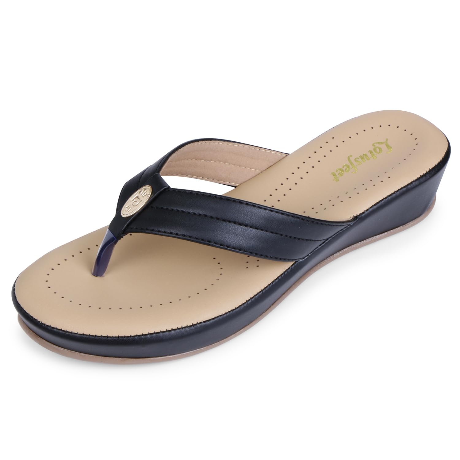 Classic Comfortable womens Platform Heels Slippers Casual Modern Design Fashion Sandals For Women Mid-Heel Sandals Flip-Flops Regular Wear Comfortable Slipper for Girls-image-29