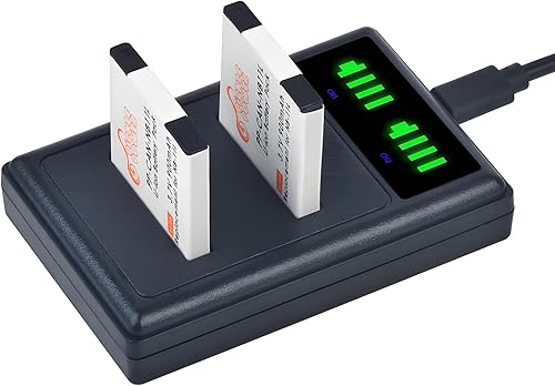 Batería NB-11L NB-11LH y cargador dual USB LED para Canon PowerShot A2300 A2400 A2500 A2600 A3400 A3500 A4000 es, ELPH 110 115 130 320 340 350 HS,