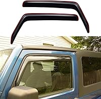 Vista 20 de 94981 - Protector de lluvia para ventana lateral, deflector de ventilación, montaje exterior, cinta inastillable, color humo oscuro, 4 piezas