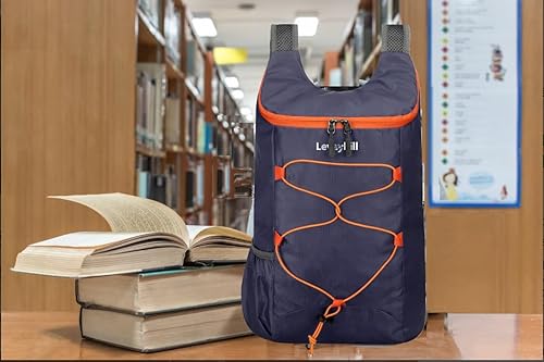 Miniatura 6 de Mochila de senderismo plegable ligera de 16 L, pequeña mochila para viajes, bolsa de gimnasio ultraligera resistente al agua para hombres y mujeres,
