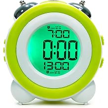 ThreeH Modern Alarm Clock with Double Alarm Night Lights & Snooze Perfect for Bedside Table & Home Office
