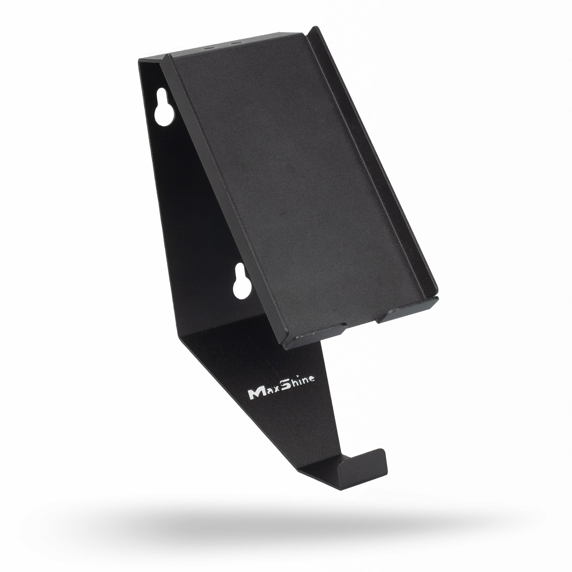 Maxshine Phone & Headphone Holder - Mobile & Garage Wall-Mounted Organizer, Durable, Anti-Corrosive - Professional Car Care Detailing Accessories