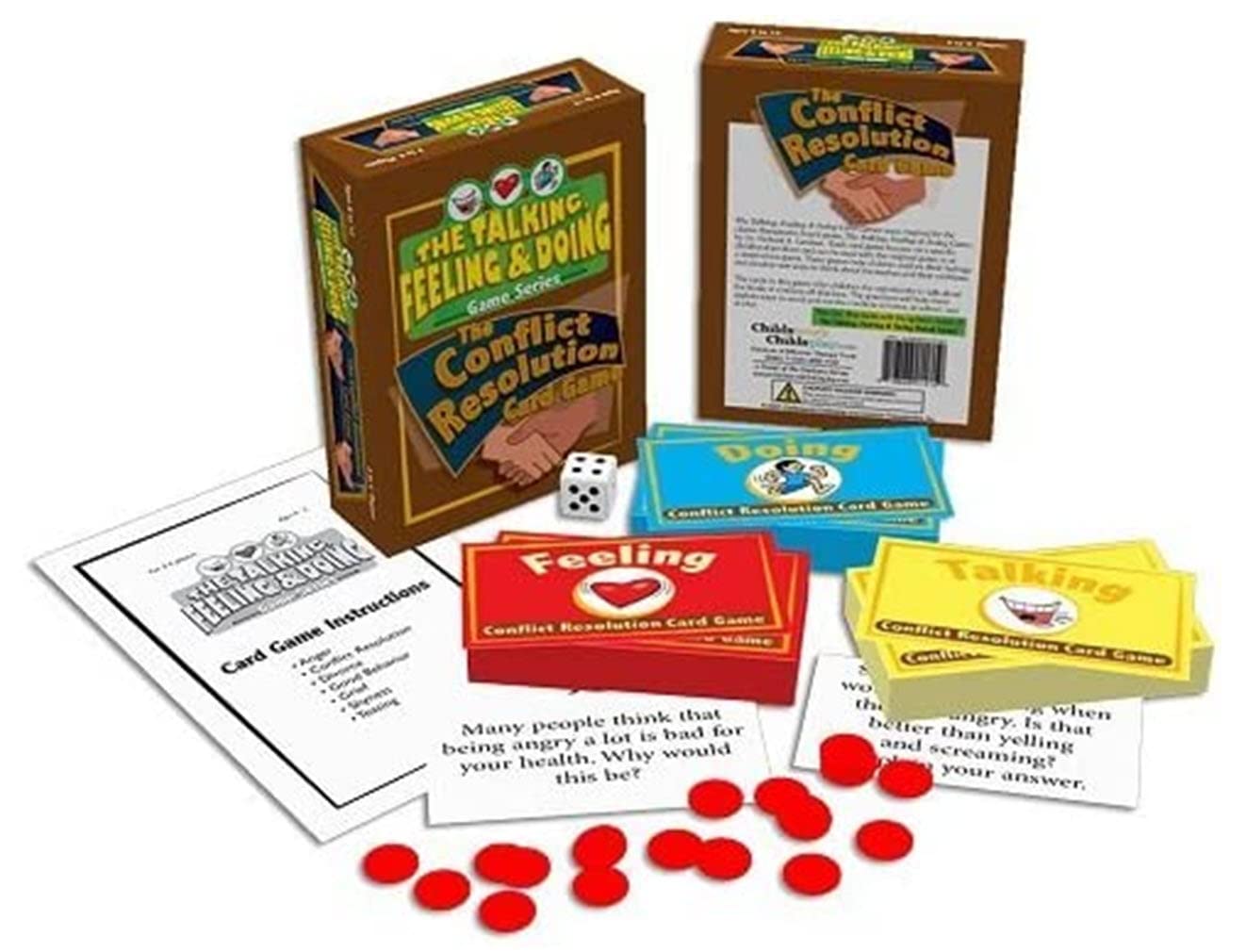 The Talking, Feeling & Doing Game Series: The Conflict Resolution Card Game - Ideal Counseling and Therapy Game for Kids to Improve Life Essential Skills by Expressing Emotions