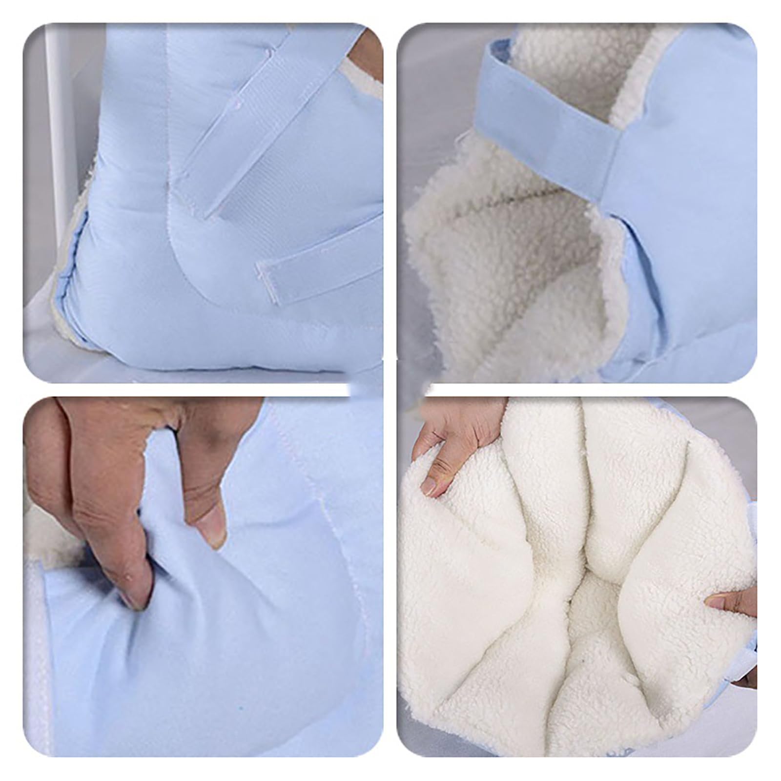 Cojín Protector De Escaras, 1 Par De Protectores De Escaras En El Talón, Tela Suave Extraíble Y Lavable, Fuerte Resistencia del Producto, Que Protege Los Talones, para Discapacitados