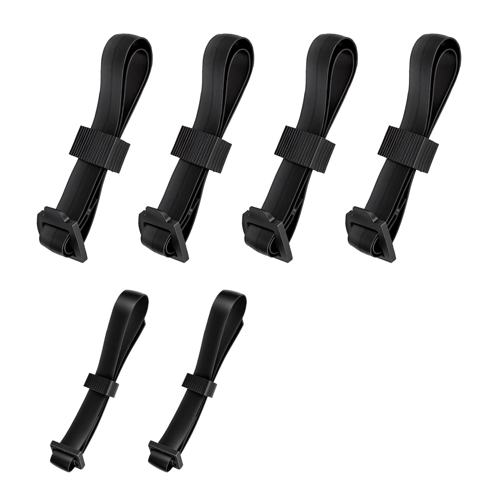 6Pcs Adjustable Tree Ties Rubber, 60 x 2.5cm Tree Stakes and Ties, Tree Ties Heavy Duty, Tree Support Straps with Buckle Lock, Tree Straps for Staking, Rubber Tree Straps for Support Tree Shrub