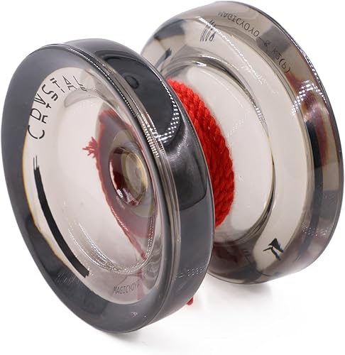 Miniatura 4 de MAGICYOYO K2-Plus Crystal Black Responsive Yoyo y Yoyo no responde, regalo para niños adultos, principiantes a yoyos profesionales - Yoyo