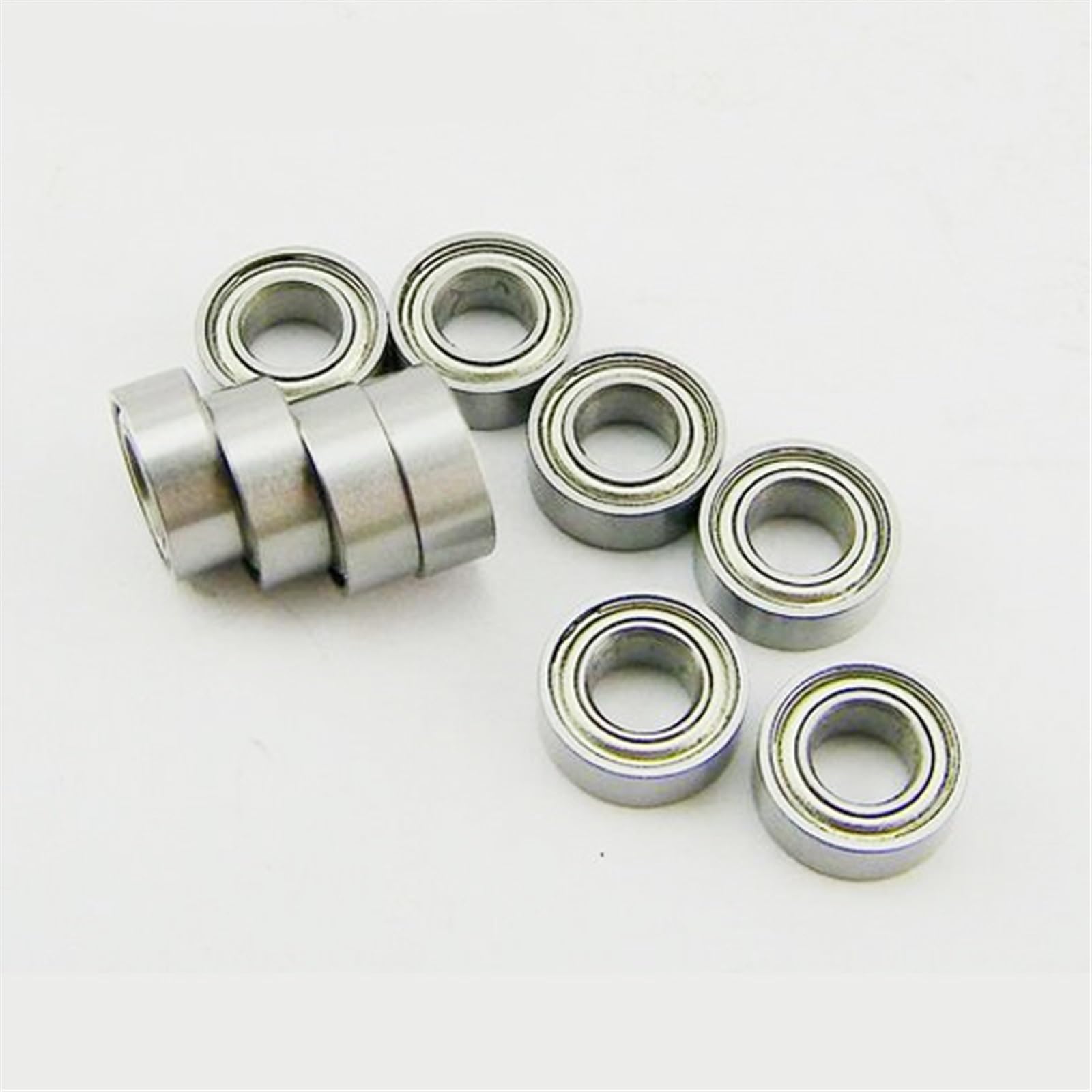 EBAUIWNNV 10pcs Bearing 6802 6802ZZ 61802-2Z 15x24x5 ABEC-1 Shielded Deep Groove Ball Bearings