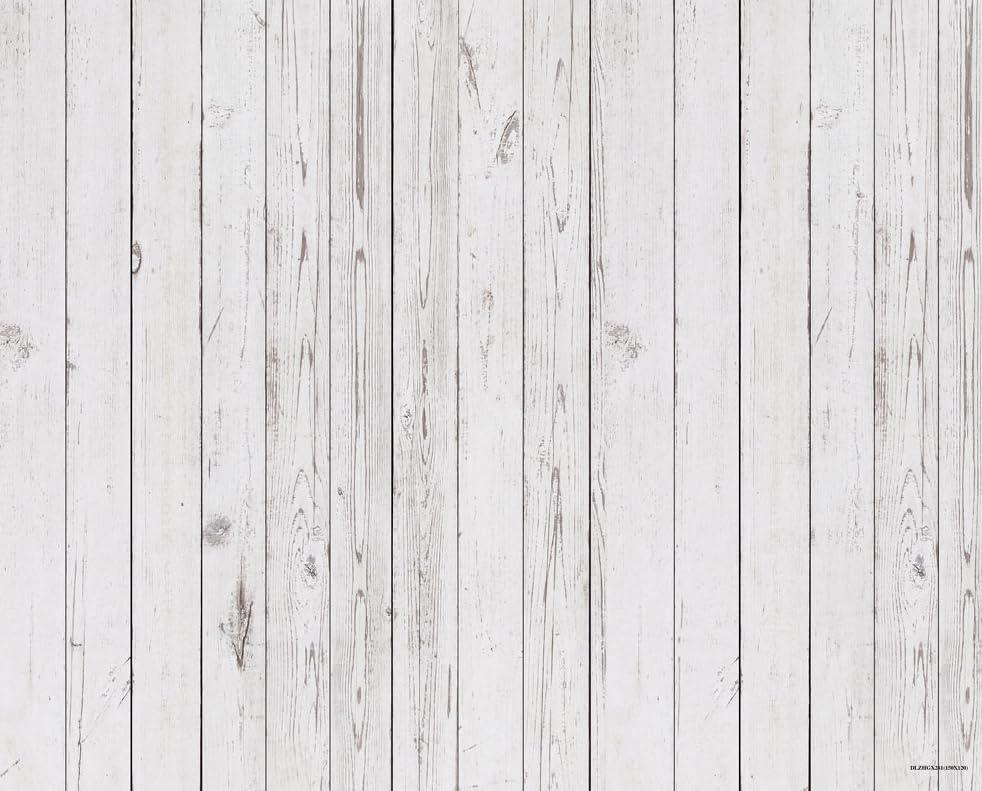 Kate Photography Floor Mats White Wood Flooring Mat Newborn Photography Props Rubber Floor Mat for Photo Studio 5x4ft