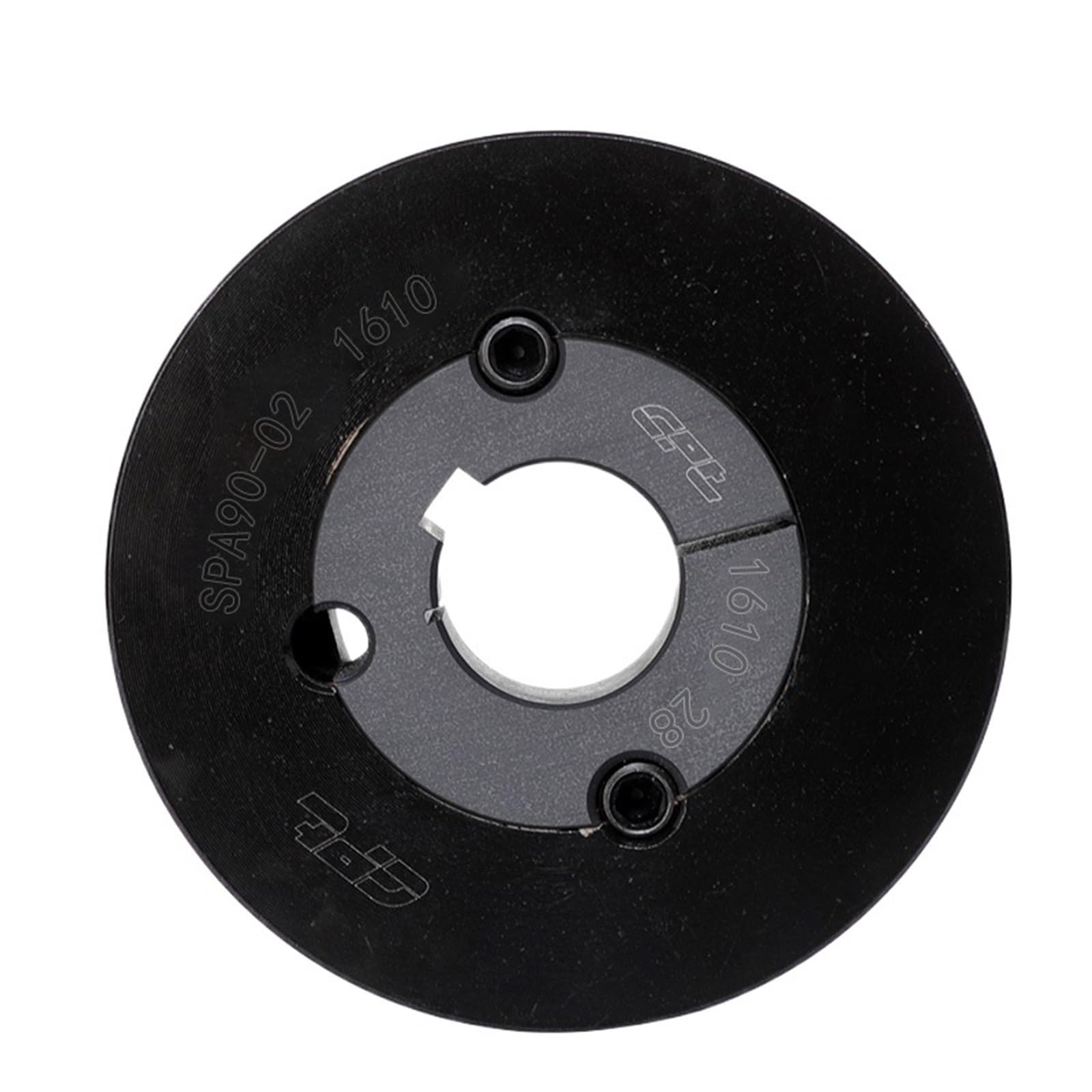 Polea de correa en V CPT SPA de doble ranura, diámetro exterior 95,5, diámetro de paso de 100mm, buje 1610, SPA90-02-1610(30mm)