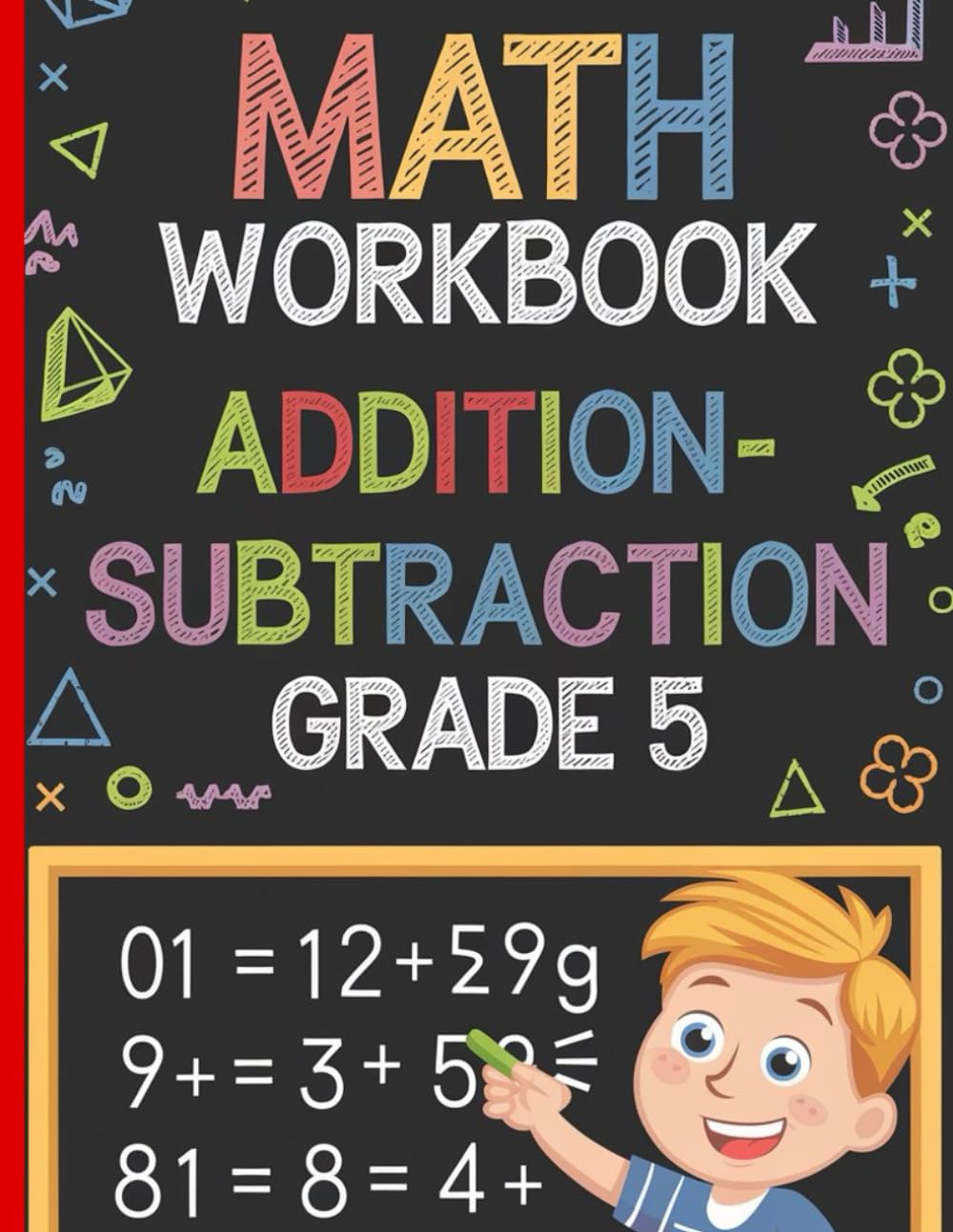 Math Workbook Addition-Substraction Grade 5: Brain Quest Workbook