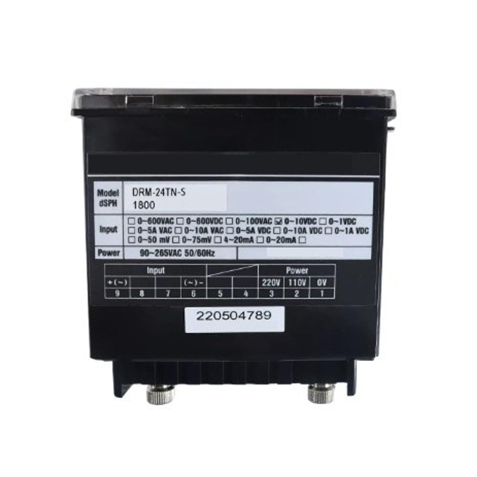 Tacómetro DRM24TN-S 0-10V