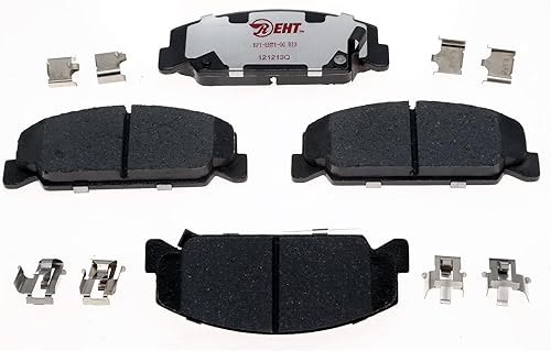 Miniatura 58 de Raybestos Premium Element3 EHT™ EHT1413H Juego de repuesto de pastillas de freno delantero