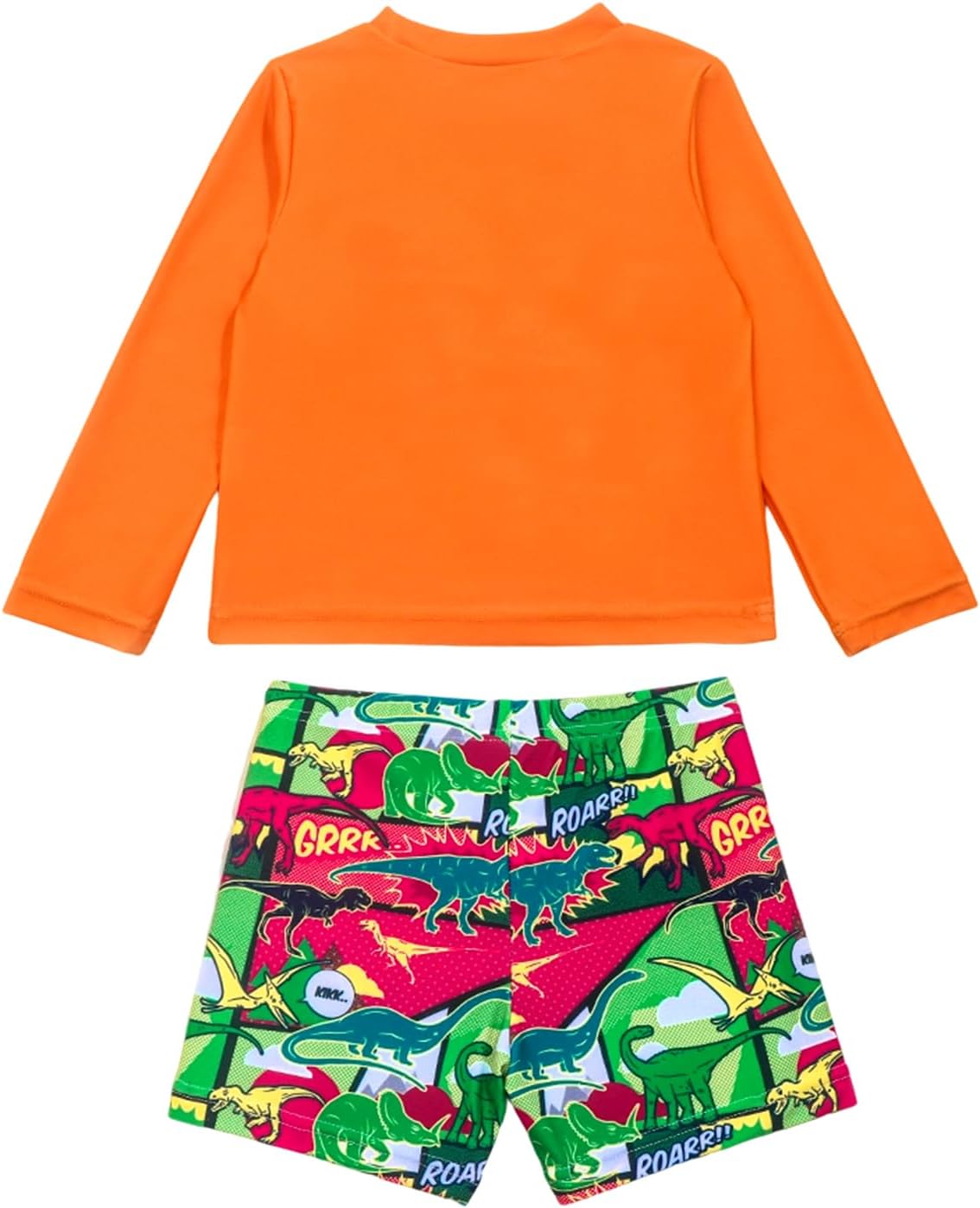 Toddler Swimsuits Boy 2t Bathing Suits Boys Swim Shirt Long Sleeve Swimming Set - Image 3