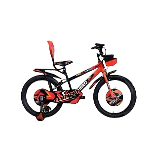 Hero Tango Unisex Kids Bicycle - Single Speed, Steel Frame, Tubular Tyres (Orange) (14T)