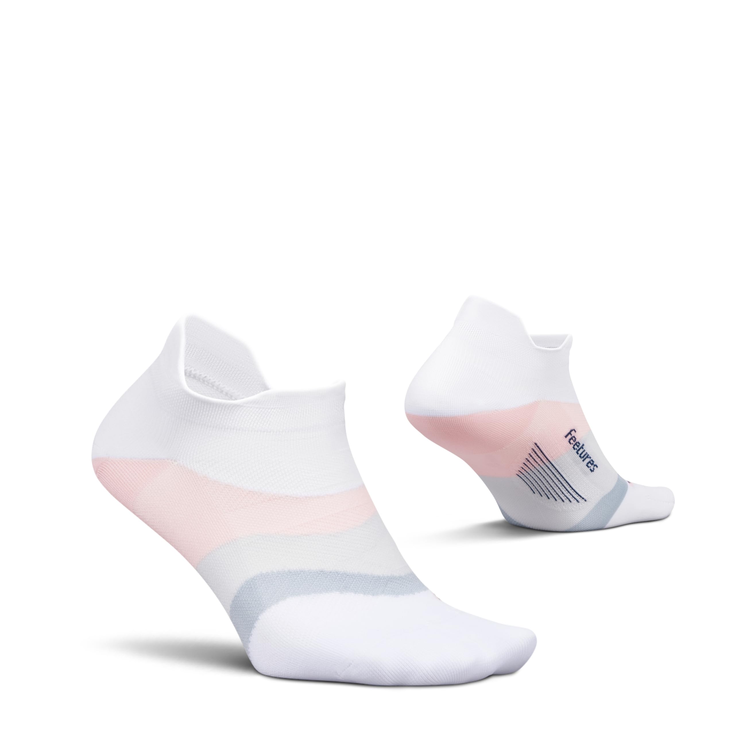 Feetures Elite Ultra Light No Show Tab Ankle Socks - Sport Sock with Targeted Compression