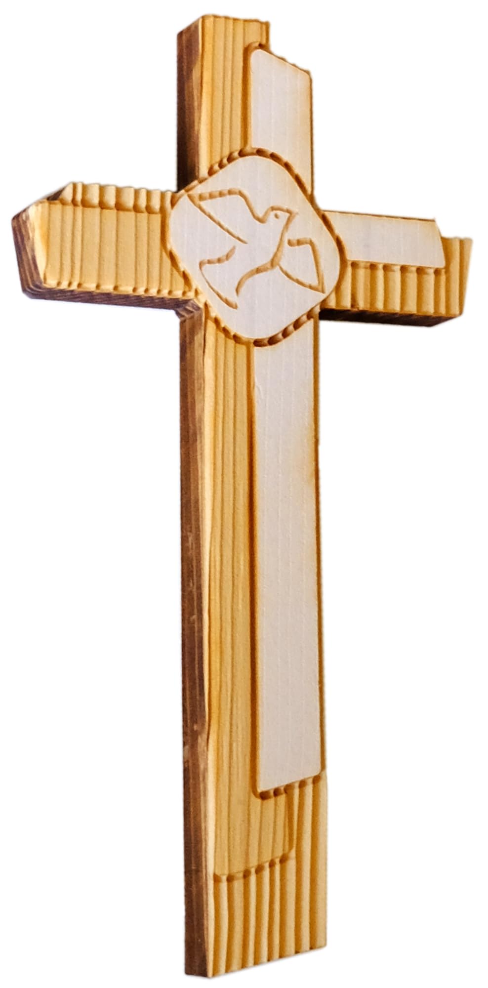 Crocifisso Vintage In Ferro 12x30cm - Decorazione Parete Per Pasqua, Battesimi, Matrimoni E Memoriali - Foto 11