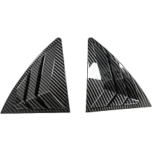 for Toyota Corolla 2007-2013 Car Rear Window Louver Shutter Cover Exterior Side Vent Trim Sticker Scoop ABS Accessories