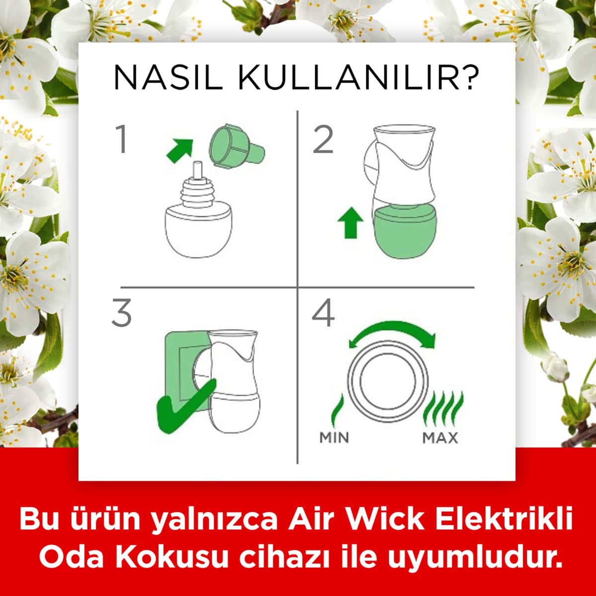 Air Wick Elektrikli Oda Kokusu Yedek Şişe Bahar Çiçekleri