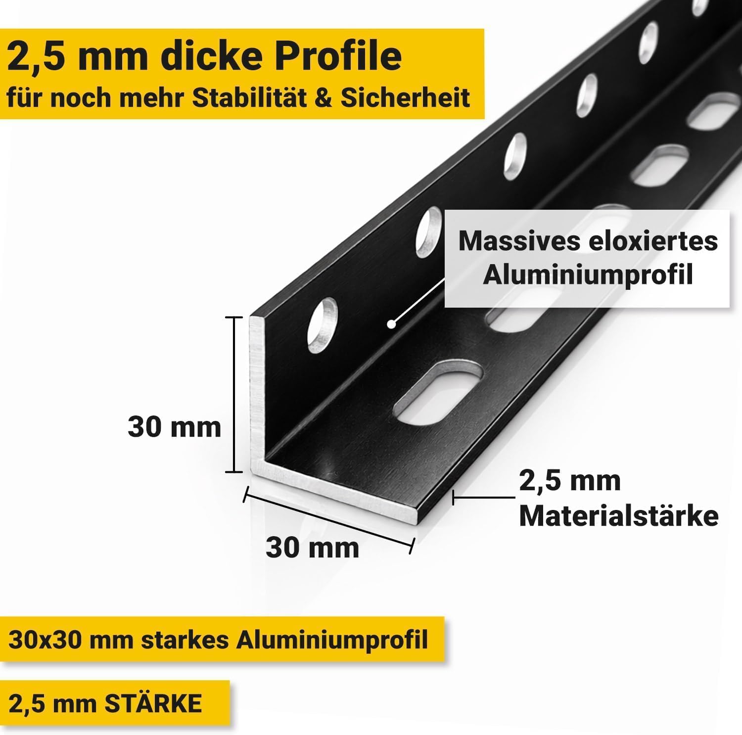 Avoltik Balkonkraftwerk Halterung 2er Set bis 118cm I Solarpanel Halterung für 2 Module I Verstellbar 0-90° I Ideal für Dach, Balkon & Boden