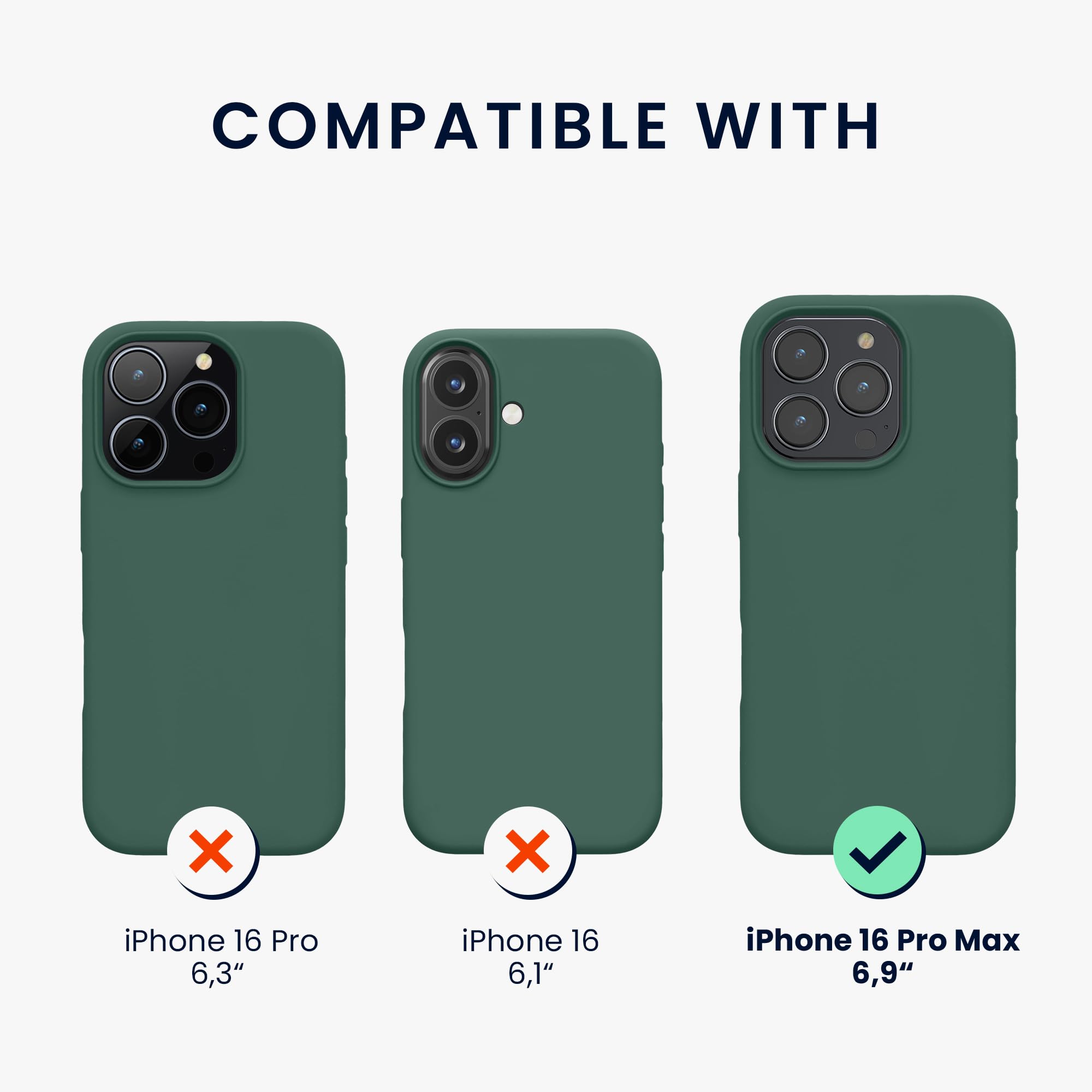 Amazon.com: kwmobile Case Compatible with Apple iPhone 16 Pro Max