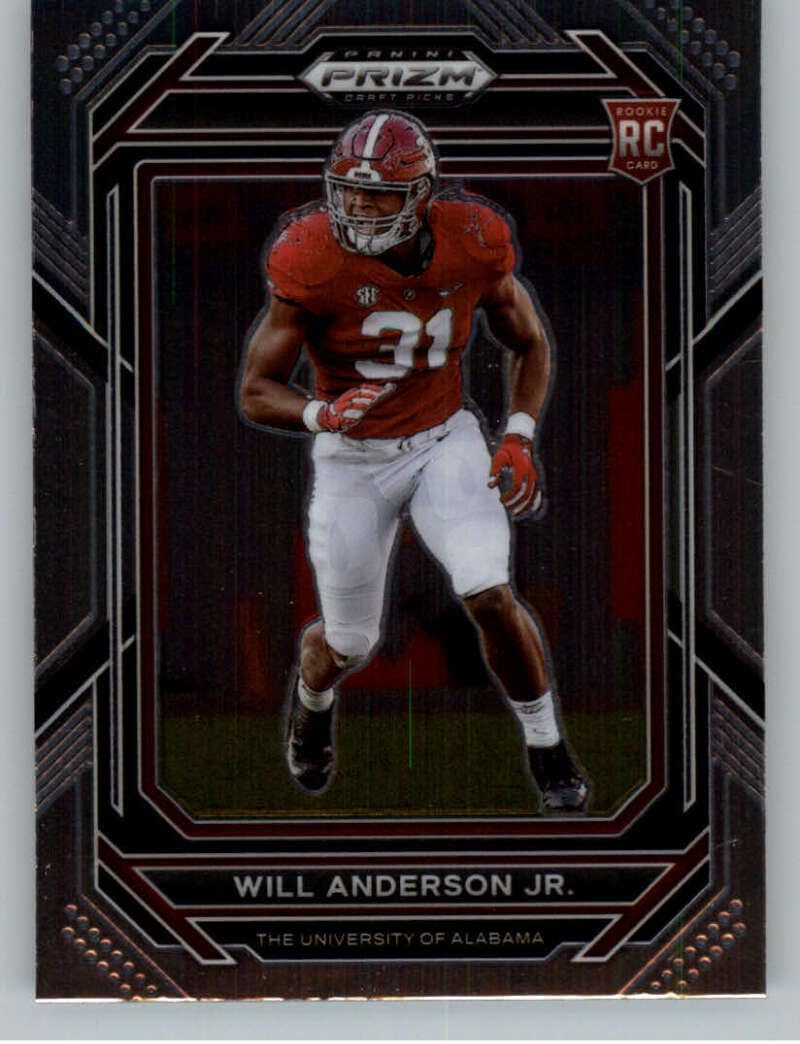 2023 Panini Prizm Draft Picks #162 Will Anderson Jr. Alabama Crimson Tide Football Card - Sportscard Superstore