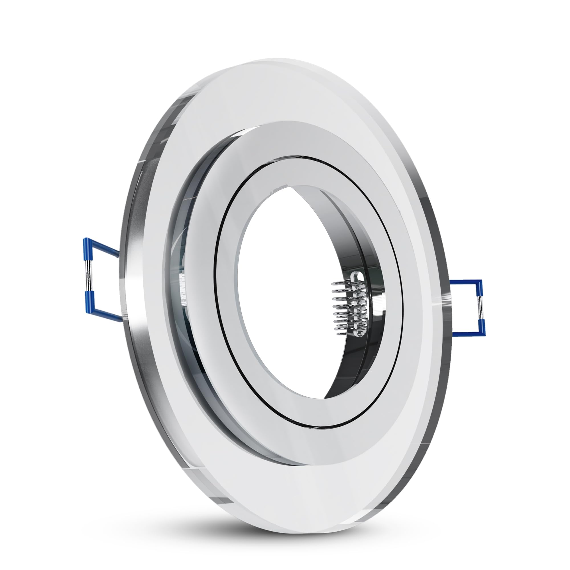 SSC-LUXon MIRELLA - Foco LED empotrable orientable, redondo, cristal espejo, lote | Instalación rápida y discreta para un acabado limpio, bajo consumo y larga vida útil diaria.