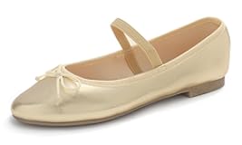Women&apos;s Soft Cushion Padded Comfort Round Toe Mary Jane Elastic Fashion Ballet Flats Walking Shoes