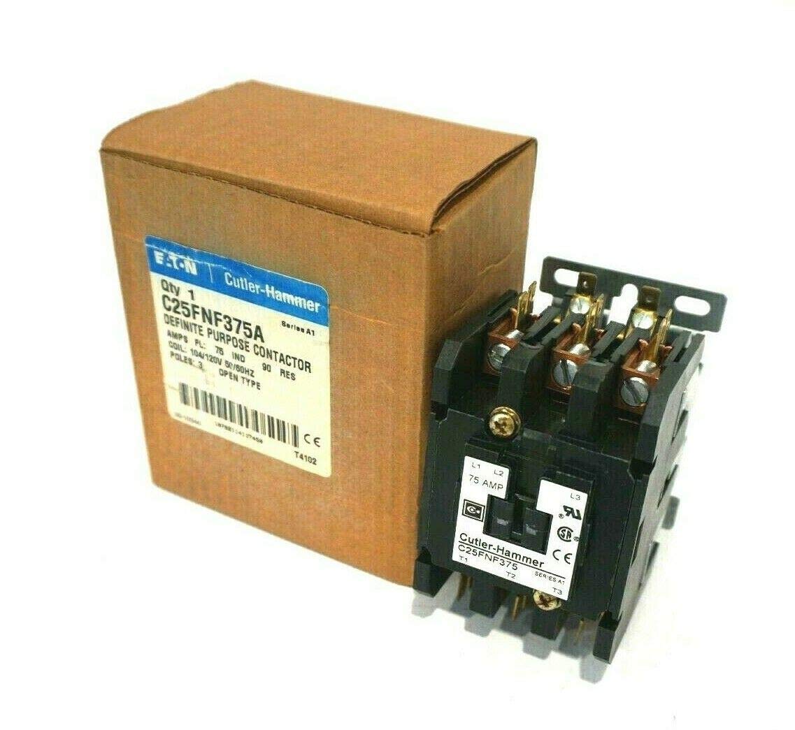 EATON CUTLER HAMMER C25FNF375A DEFINITE PURPOSE CONTACTOR