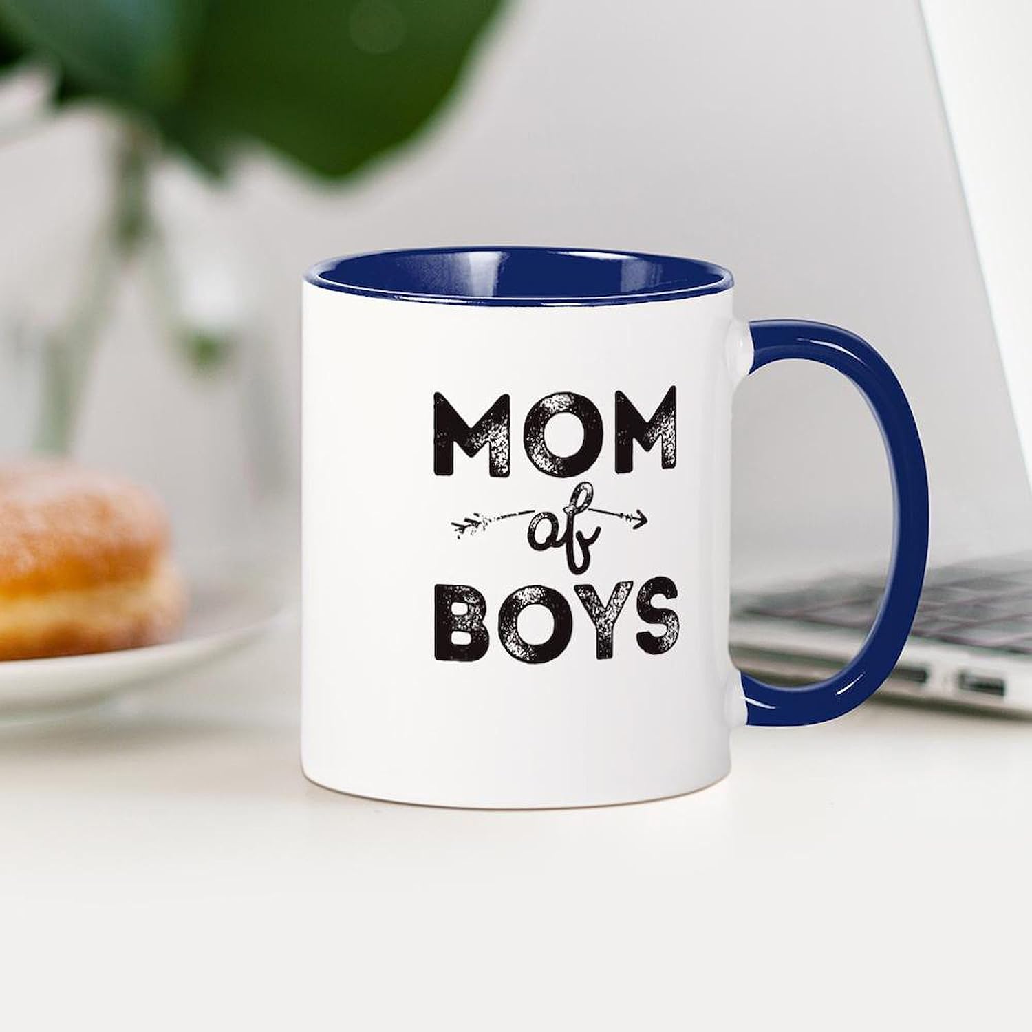 CafePress Mom Of Boys Happy Mother's Day Special Mama Mugs 11 oz (325 ml) Ceramic Coffee Mug