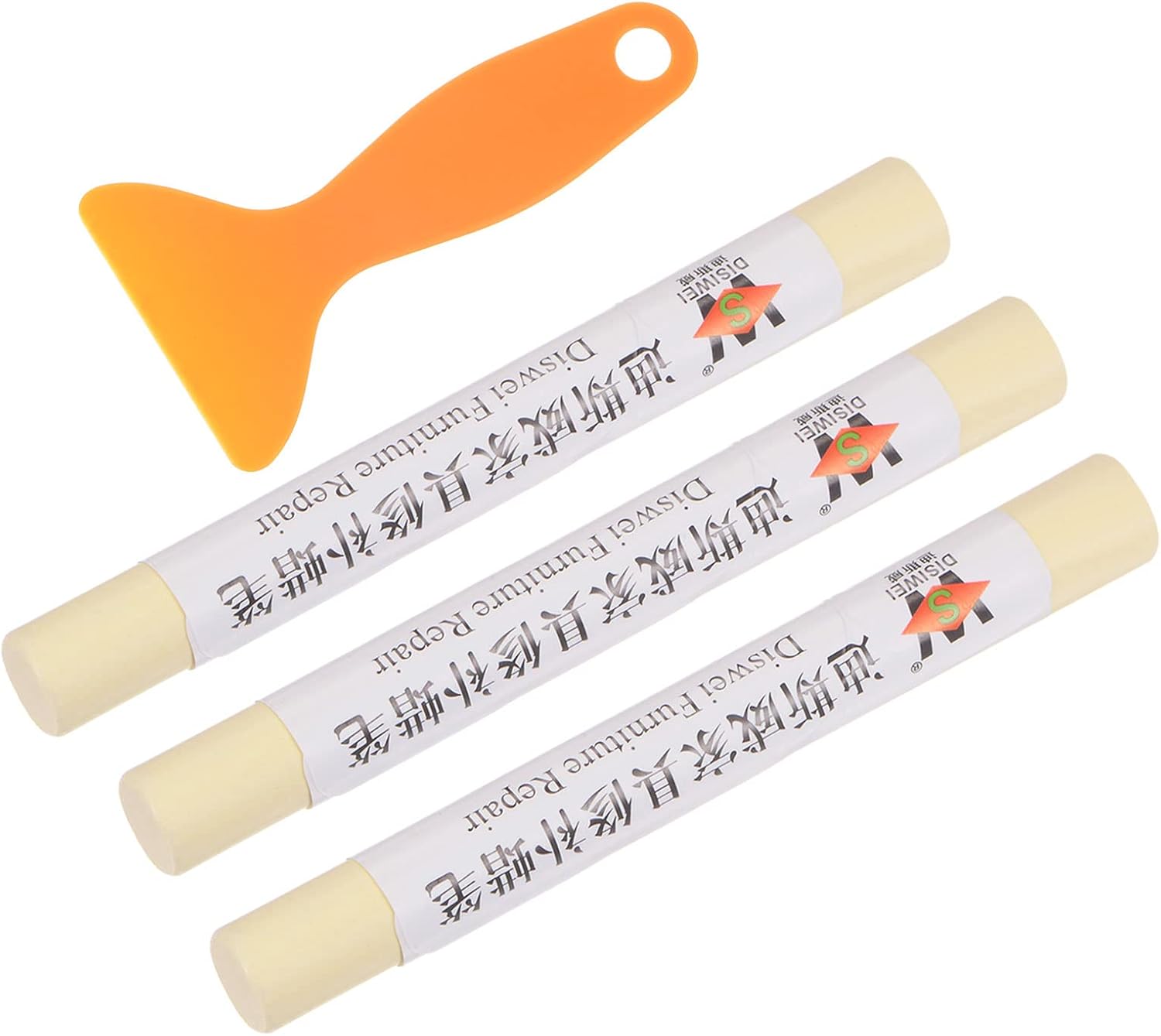 HARFINGTON Wax Filler Stick, 3pcs Wooden Repair Wood Wax