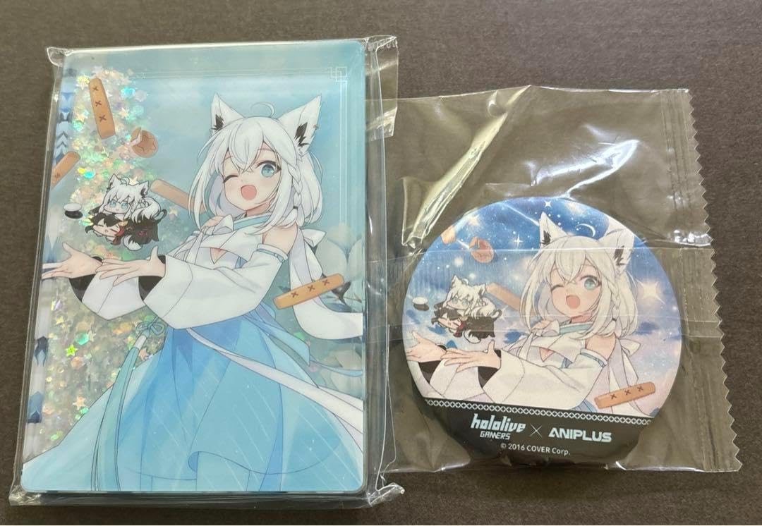 韓国 フブキ ミオ ホロライブ 韓国限定 アクリルクロック 時計 おかゆ