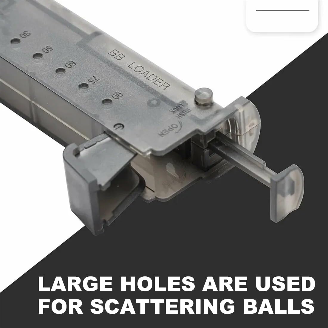 2 Pezzi Speedloader per Softair, Caricatore Rapido per Pistola Airsoft e Pellet da 6mm, Accessorio per Armi Giocattolo, Facile Ricarica per Sessioni di Gioco, Design Pratico