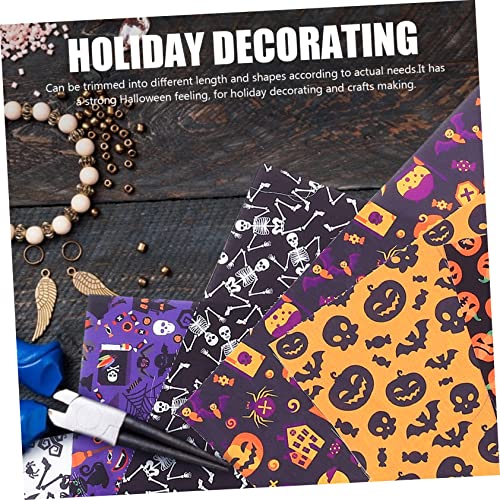 Tissus Halloween patchwork lavables pour masques et projets de couture - 4
