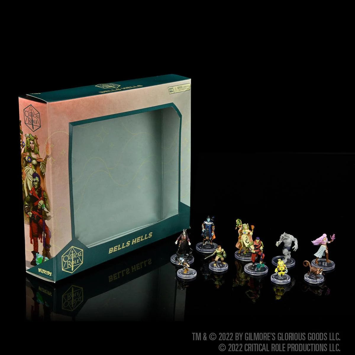WizKids Critical Role: Bells Hells - Juego de Figuras de 10 Piezas, miniaturas pintadas, RPG