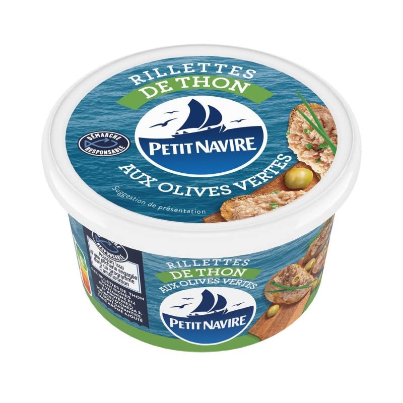 PETIT NAVIRE - Rillettes De Thon Olives Vertes 125G - Lot De 4