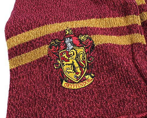 Harry Potter Hogwarts Houses Knit Gryffindor Scarf & Pom Beanie Set (Gyffindor) #TOP3