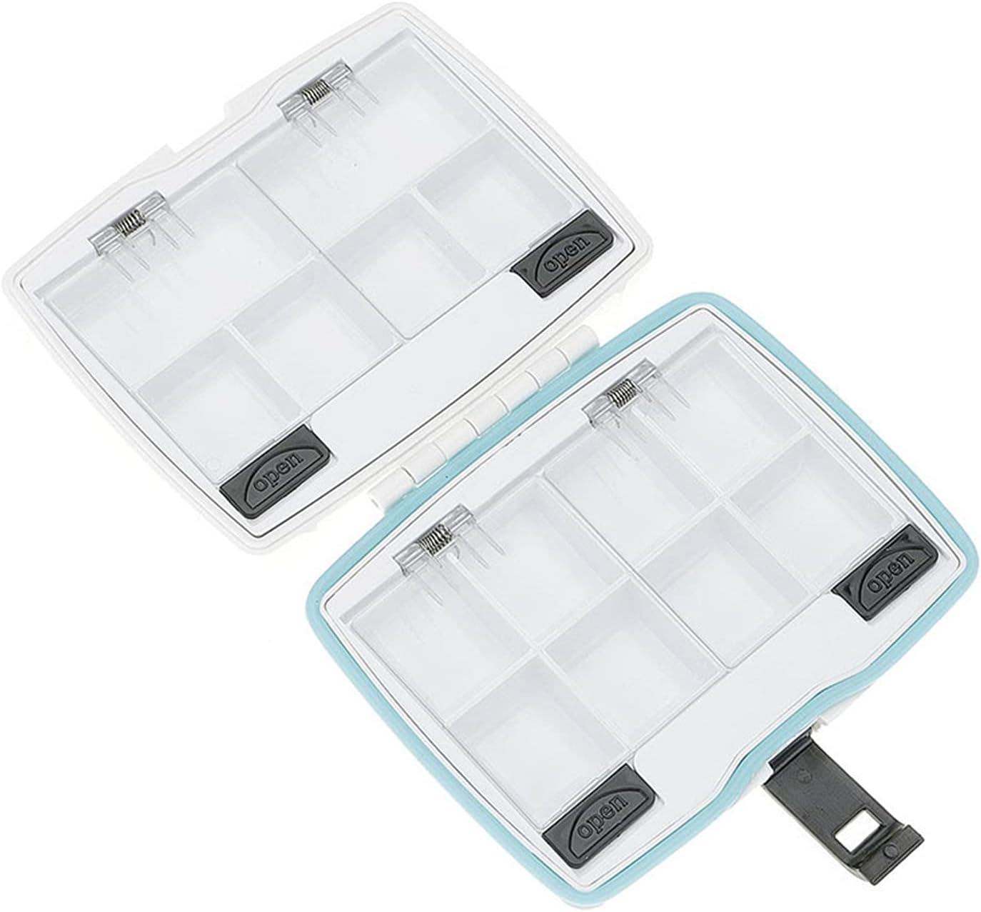 Tackle Box Fishing Accessories Tools Tackle Box Portable Plastic Feeder with Magnetic Case Squid Parts Box Bait Box